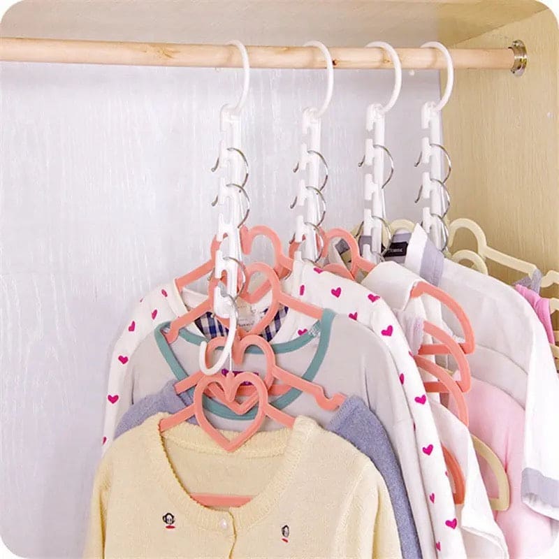 Pack Of 8 Wonder Hanger, Multifunctional Magic Hangers, Plastic Scarf Cabinet Storage Hangers For Clothes, Multi Port Clothing Rack, Clothes Closet Organizer Pack Of 8 Wonder Hanger, Multifunctional Magic Hangers, Plastic Scarf Cabinet Storage Hangers For Clothes, Multi Port Clothing Rack, Clothes Closet Organizer